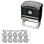 Cookies Donuts Pastries Punch Bäckerei Loyalität Permastempel (Beispiel)