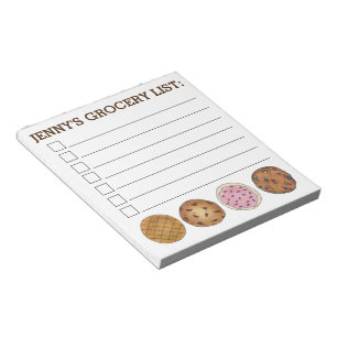 Cookies Feinschmecker Personalisiert Backwaren Lis Notizblock