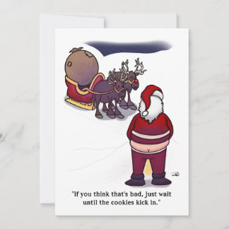 Cookies for Santa Flat Card Karte