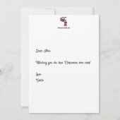 Cookies for Santa Flat Card Karte (Rückseite)