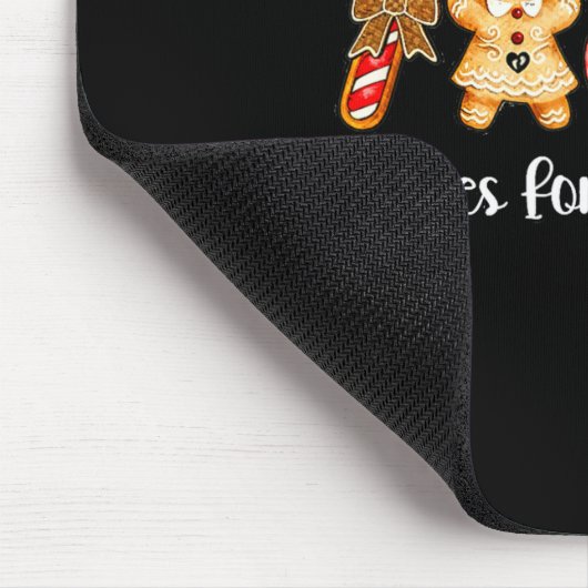 Cookies For Two Please,christmas Pregnancy Announc Mousepad (Ecke)