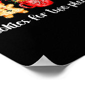 Cookies For Two Please,christmas Pregnancy Announc Poster (Ecke)