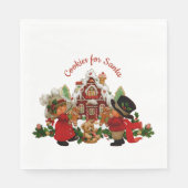 Cookies für das Papier Napkins des Santa Gingerbre Serviette (Vorderseite)