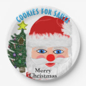 Cookies für den Weihnachtsbaum Pappteller (Vorderseite)