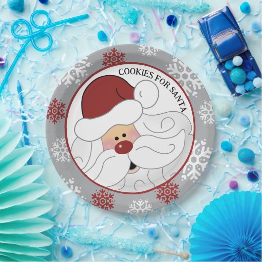 Cookies für den Weihnachtsmann Adorable ArtbyJess Pappteller (Party)