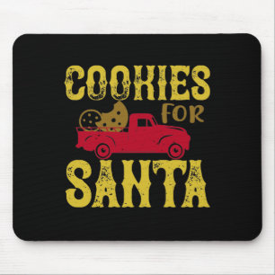 Cookies für den Weihnachtsmann Mousepad