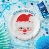 Cookies für den Weihnachtsmann Pappteller (Party)