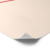 Cookies für den Weihnachtsmann Poster (Ecke)