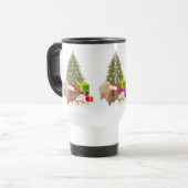 Cookies für den Weihnachtsmann Reisebecher (Vorderseite Links)