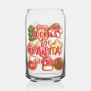 Cookies für den Weihnachtsmann und mich - Weihnach Dosenglas