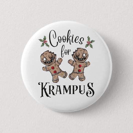 Cookies für Krampusschaltflächen Button (Vorderseite)
