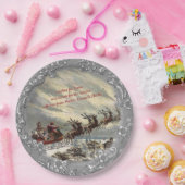 Cookies für Santa 🎅(benutzerdefinierbar) Pappteller (Party)