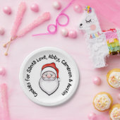 Cookies für Santa Pappteller (Party)