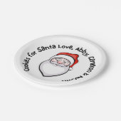 Cookies für Santa Pappteller (Schrägansicht)