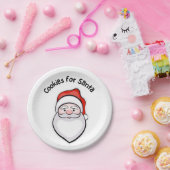 Cookies für Santa Pappteller (Party)