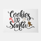 Cookies für Weihnachten Fußmatte (Vorderseite)