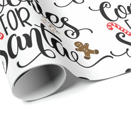 Cookies für Weihnachten Geschenkpapier (Rolleneckpunkt)