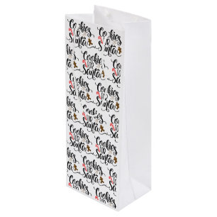 Cookies für Weihnachten Geschenktüte Für Weinflaschen