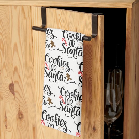 Cookies für Weihnachten Geschirrtuch (Drittel gefaltet)