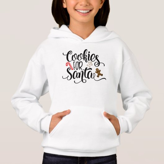 Cookies für Weihnachten Hoodie (Vorderseite)