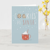 Cookies für Weihnachten Karte (Gelbe Blume)