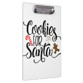 Cookies für Weihnachten Klemmbrett (Rechts)