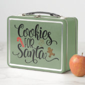 Cookies für Weihnachten Metall Brotdose (Beispiel)