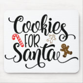Cookies für Weihnachten Mousepad (Vorne)