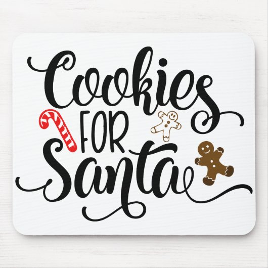 Cookies für Weihnachten Mousepad (Vorne)