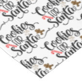 Cookies für Weihnachten Tischdecke (Schrägansicht)