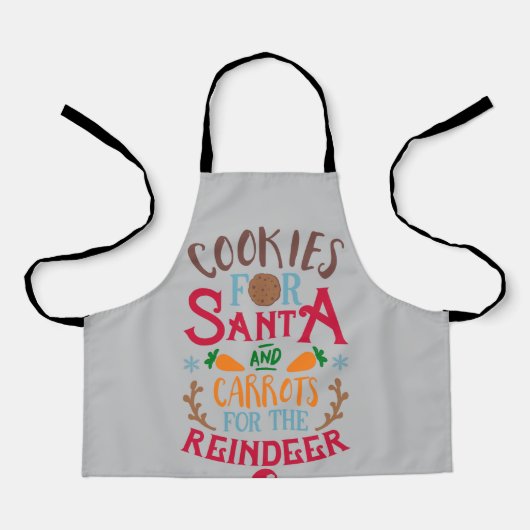 Cookies für Weihnachten Word Art Schürze (Vorderseite)
