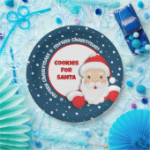 Cookies für Weihnachtsfeiertage-Teller Pappteller (Party)