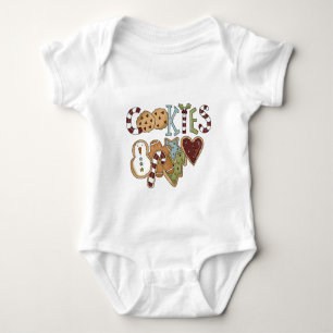 Cookies für Weihnachtsgeschenke und Geschenke Baby Strampler