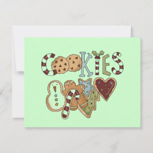 Cookies für Weihnachtsgeschenke und Geschenke Feiertagskarte