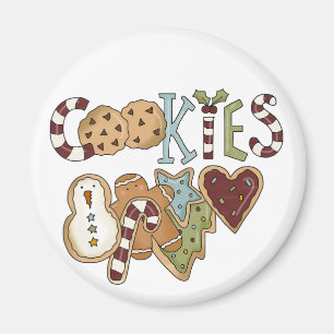 Cookies für Weihnachtsgeschenke und Geschenke Magnet