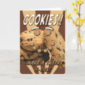 Cookies: Geschmackvolle Geburtskarte Karte (Gelbe Blume)