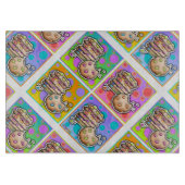 COOKIES Glas Schneidewagen Schneidebrett (Vorderseite)