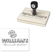 Cookies große Briefmarke aus Kautschuk Gummistempel (Stempel)