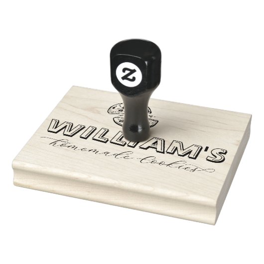 Cookies große Briefmarke aus Kautschuk Gummistempel (Stempel)