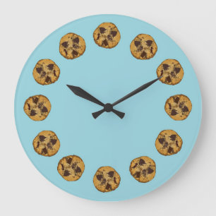 Cookies Große Wanduhr