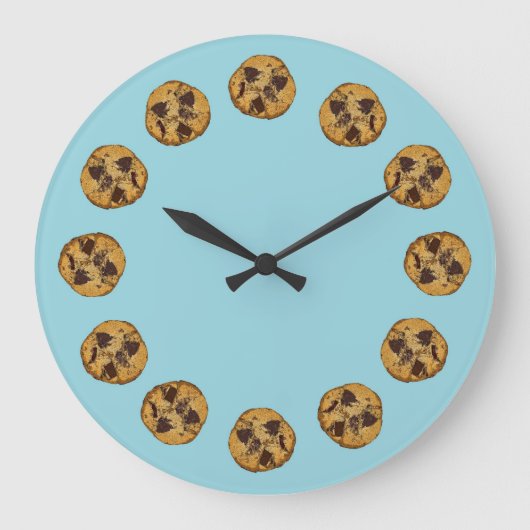 Cookies Große Wanduhr (Vorderseite)