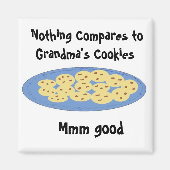 Cookies im Weihnachtshaus Magnet (Vorne)