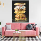 Cookies in einem Stapel Leinwanddruck (Insitu (Wohnzimmer))