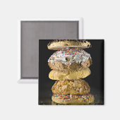 Cookies in einem Stapel Magnet (Vorderseite/Rückseite)