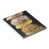Cookies in einem Stapel Notizblock (angewinkelt)