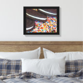 Cookies in Sprinklen Leinwanddruck (Insitu (Schlafzimmer))