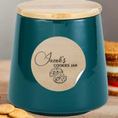 Cookies Jar Label Runder Aufkleber