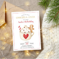 Cookies & Kakao Heiße Schokolade Rote Tasse Geburt