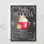 Cookies & Kakao - Hot Chocolate Einladung (Vorderseite)