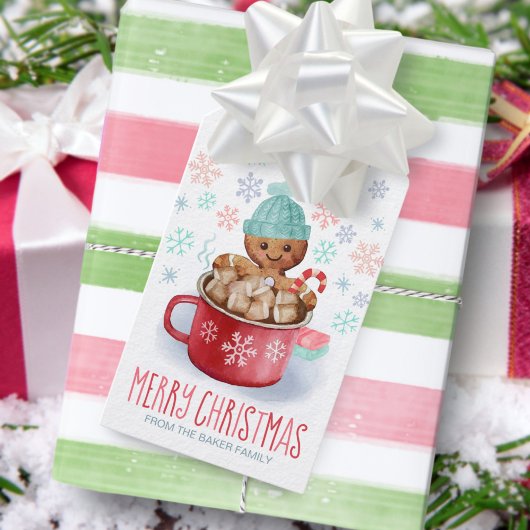 Cookies & Kakao Lebkuchen Frohe Weihnachten Geschenkanhänger